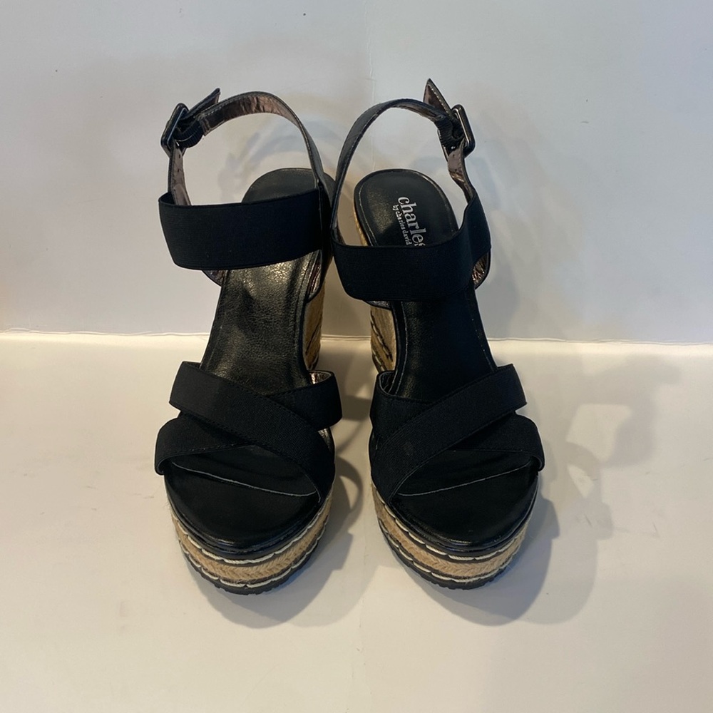 Summer staple black comfortable Charles by Charles David.